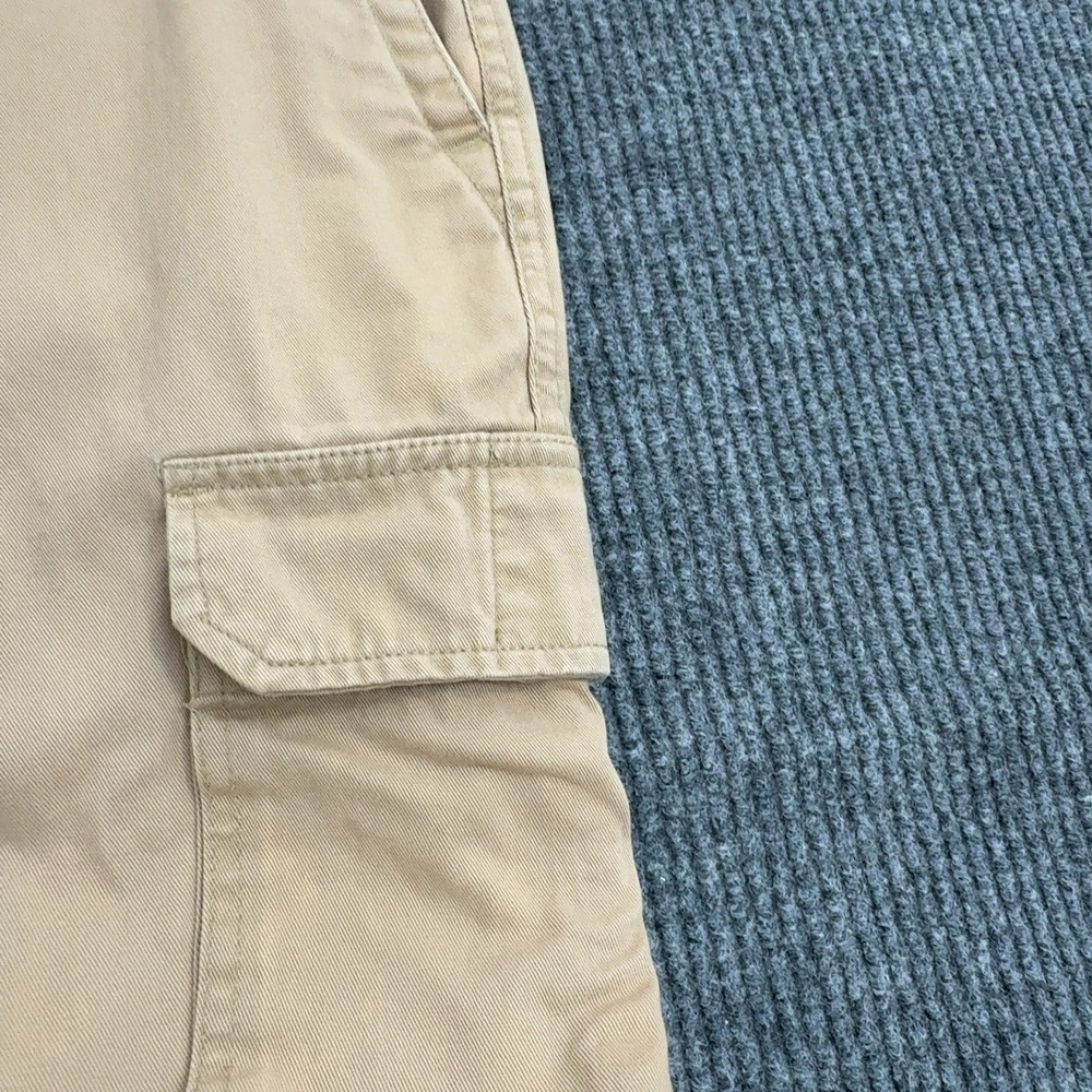 Dockers Cargo Pants Mens 34x34 Tan Cotton Flat Front Relaxed Fit Utility Style - Picture 4 of 11
